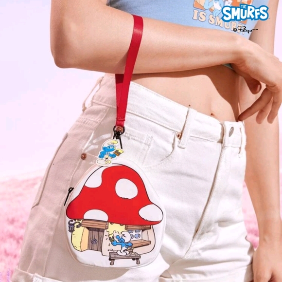 The Smurfs Cartoon Print Coin Purse - Picture 3 of 9